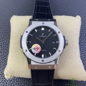 hcf 42 blk men auto lthr