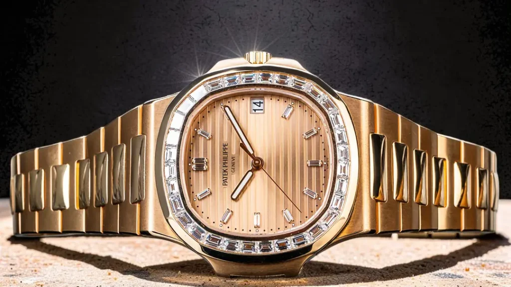 nautilus style luxury watch