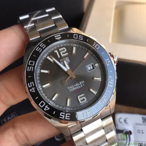 th f1 grey 43mm auto metal