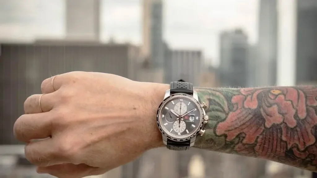 luxury watch worn as style accessory